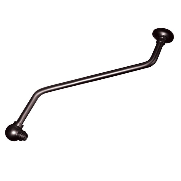 Oil Rubbed Bronze 18" Double Offset Shower Arm